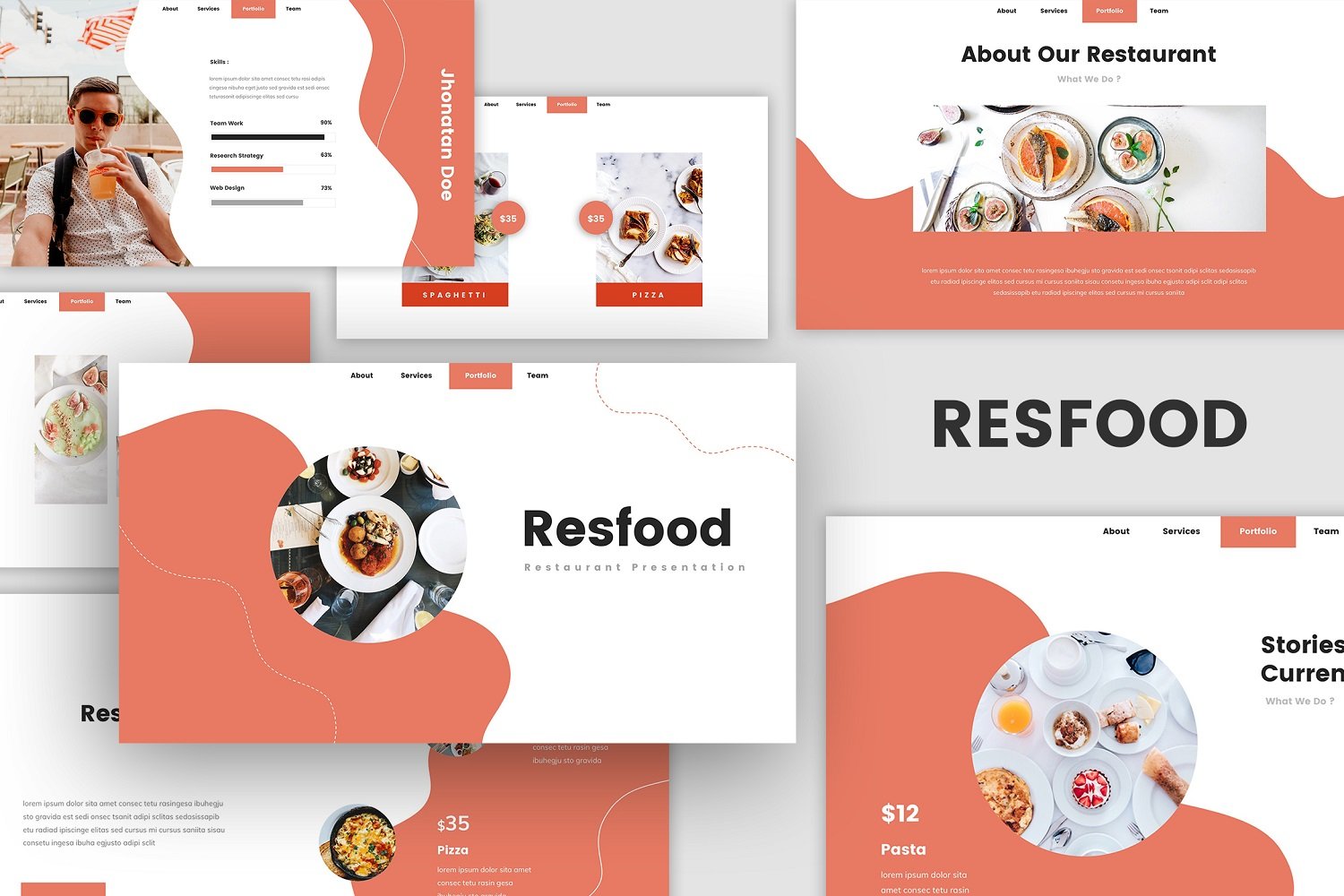 Kit Graphique #184713 Restaurant Food Divers Modles Web - Logo template Preview