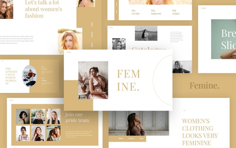 Femine - Chic Style Keynote Template