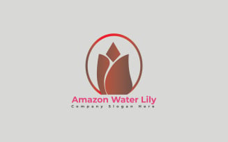 Amazon Water Lily Logo Template