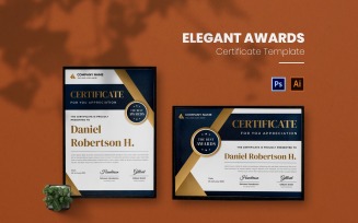 Elegant Awards Certificate