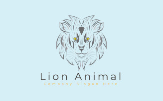 New Royal Lion Animal Logo Template