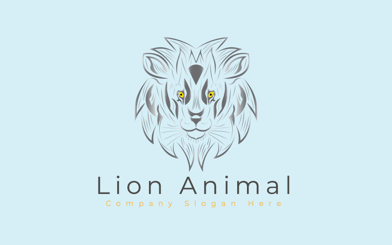 New Royal Lion Animal Logo Template