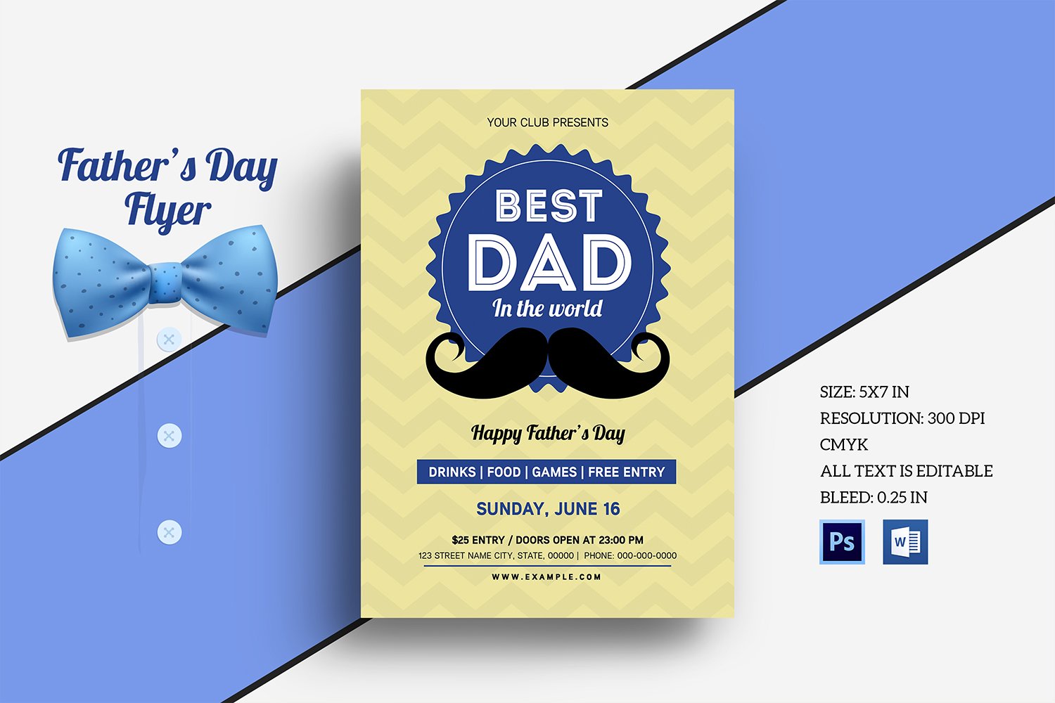 Kit Graphique #184935 Fathers Jour Divers Modles Web - Logo template Preview