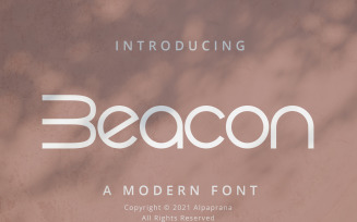 Beacon - Modern Display Font