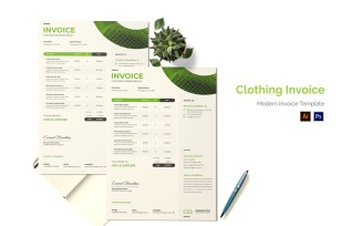 Business Clothing Invoice