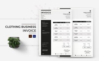 Clothing Business Invoice