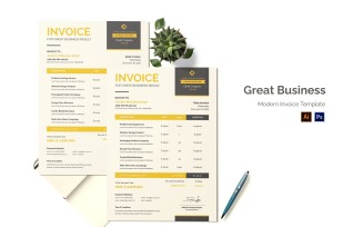 Great Business Invoice Print Template