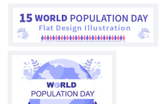 15 World Population Day Illustration