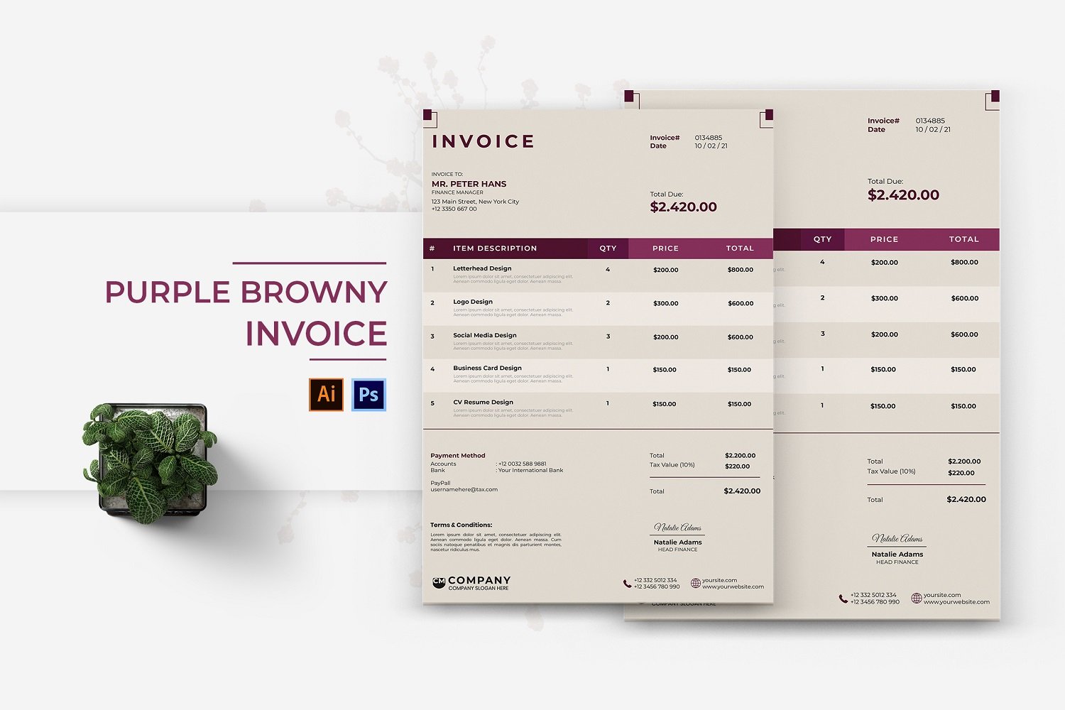 Kit Graphique #185039 Invoice Business Divers Modles Web - Logo template Preview