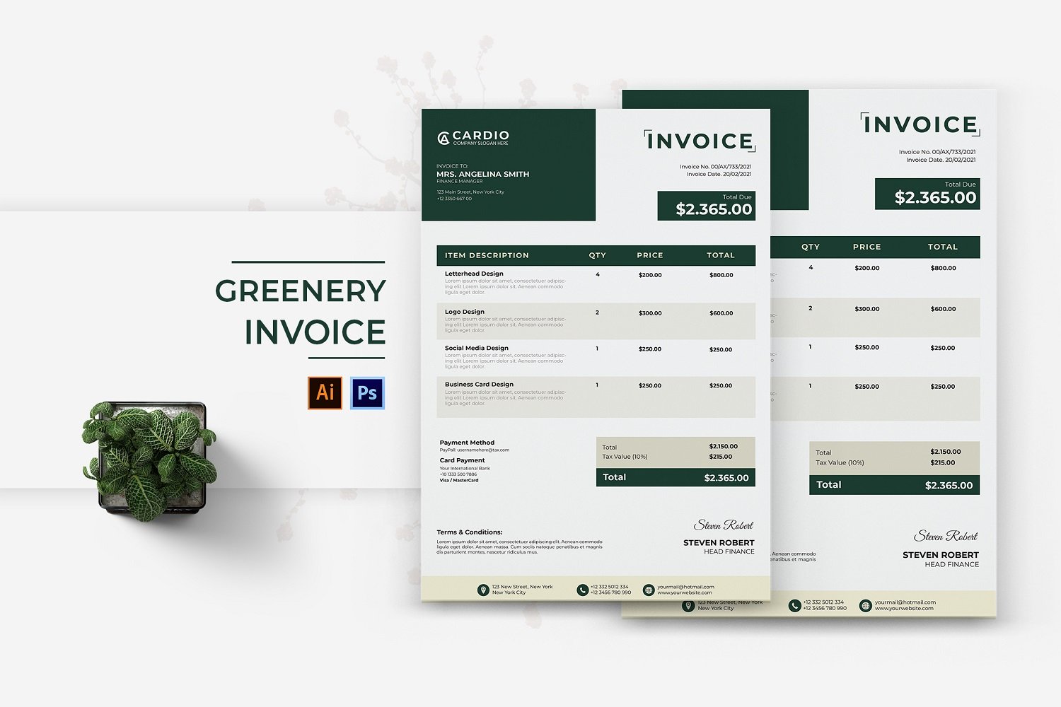 Kit Graphique #185043 Invoice Business Divers Modles Web - Logo template Preview