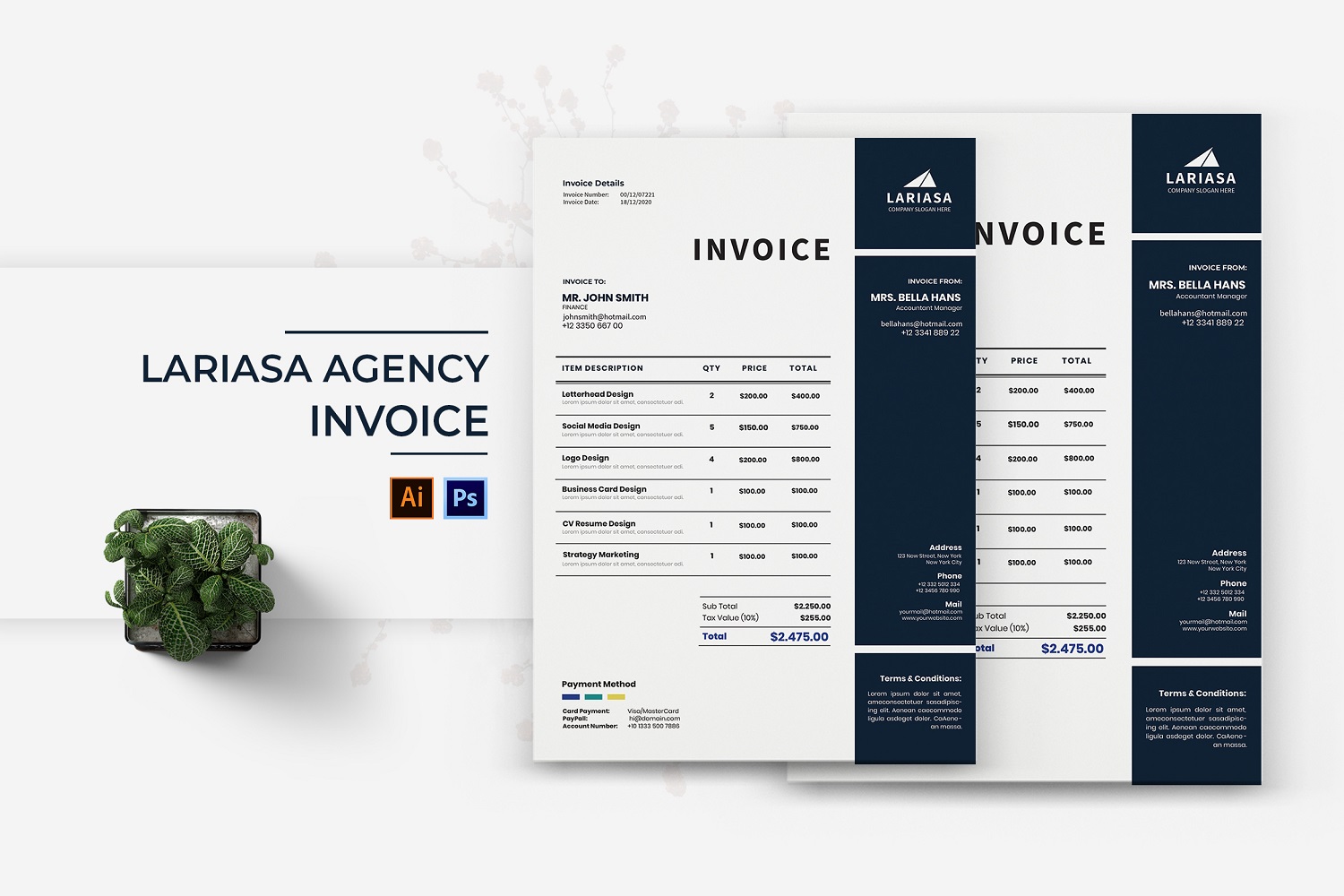 Kit Graphique #185056 Invoice Business Divers Modles Web - Logo template Preview