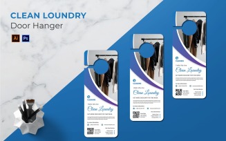 Clean Loundry Door Hanger