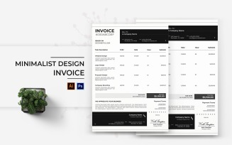 Minimalist Design Invoice