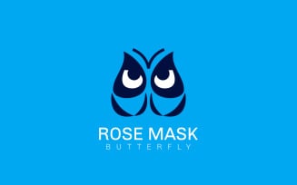 Rose Mask - Butterfly Logo