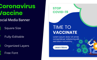 Coronavirus Protection Template Banner Design