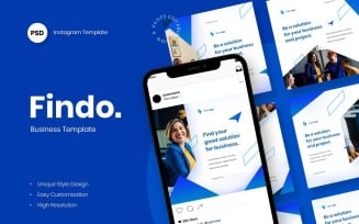 Findo - Business Instagram Post Template