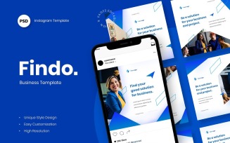 Findo - Business Instagram Post Template