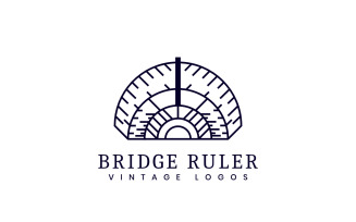 Bridge Ruler - Dual Meaning Logo