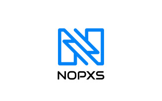 Dynamic N - Tech Logo Design Template