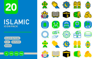 Islamic - Vector Icon Pack