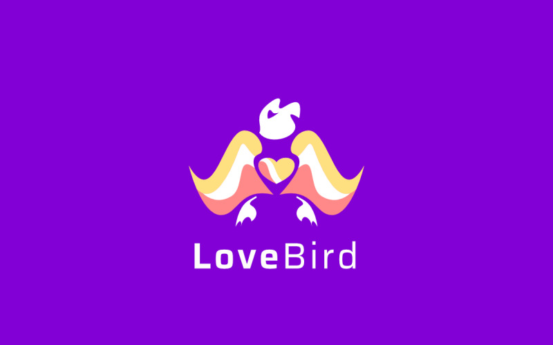 Love Bird - Fun Logo Design Template Logo Template