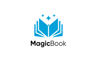 Magic Book Logo Design Template