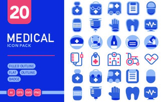 Medical - Vector Icon Pack