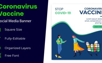 Prevent Infection Risk Of Coronavirus Banner Design