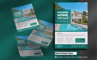 Real Estates Flyer Corporate Identity Template