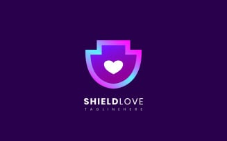 Shield Love - Beautiful Logo template