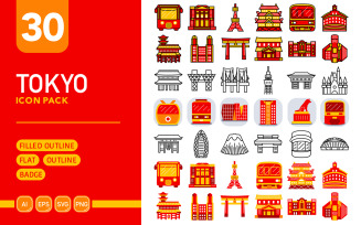 Tokyo City - Vector Icon Pack