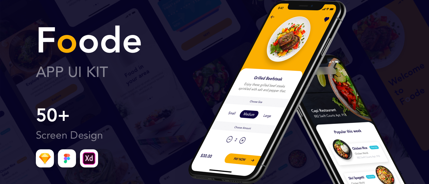 Foode - Best Food Order Mobile App Ui Kit