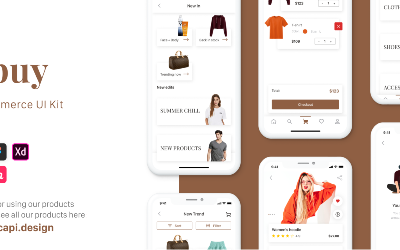 Ebuy - E-commerce App UI Kit UI Element