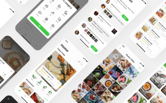 HaCook - Recipe Manager Mobile App UI Kit