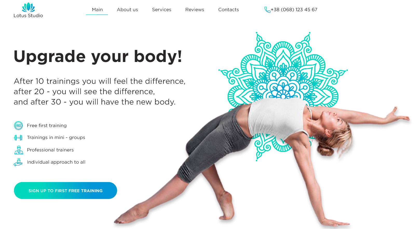 Template #185406 Studiobodyfitnessmusclespsdweb Design Webdesign Template - Logo template Preview