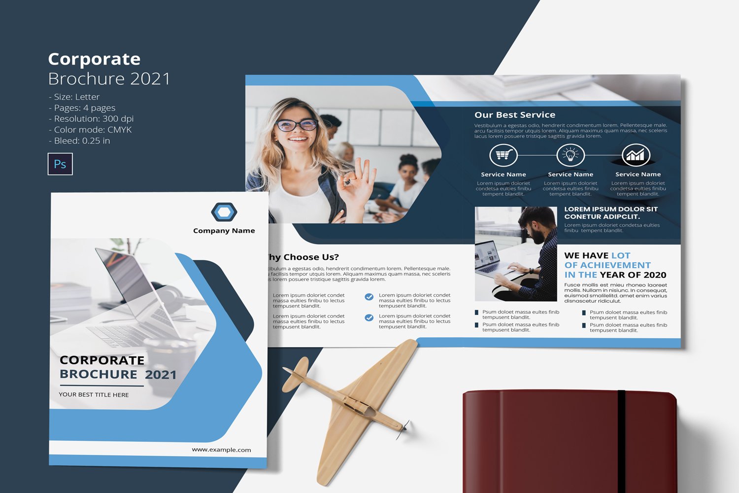 Template #185464 Brochure Corporate Webdesign Template - Logo template Preview