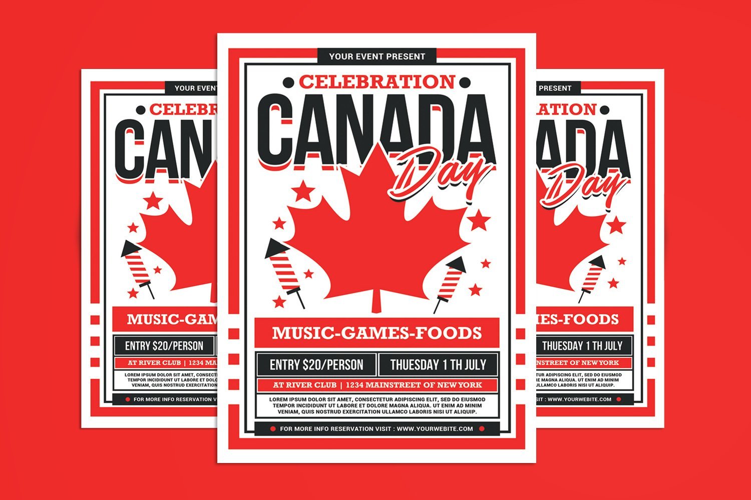 Kit Graphique #185475 Canada Canada Divers Modles Web - Logo template Preview