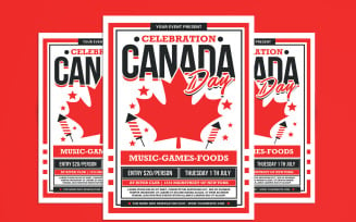 Canada Day Celebration Flyer