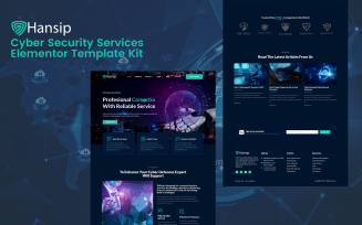 Hansip - Cyber Security Service Elementor Pro Template Kits