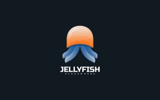 Jellyfish Gradient Colorful Logo Template