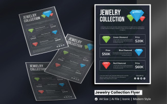 Jewelry Collection Flyer Corporate Identity Template