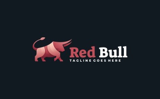 Red Bul Gradient Colorful Logo Template