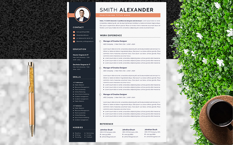 Template #185524 Cvbusiness Cardcleanclean Webdesign Template - Logo template Preview