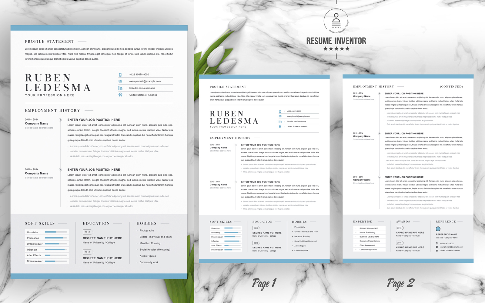 Kit Graphique #185550 Clean Cv Divers Modles Web - Logo template Preview