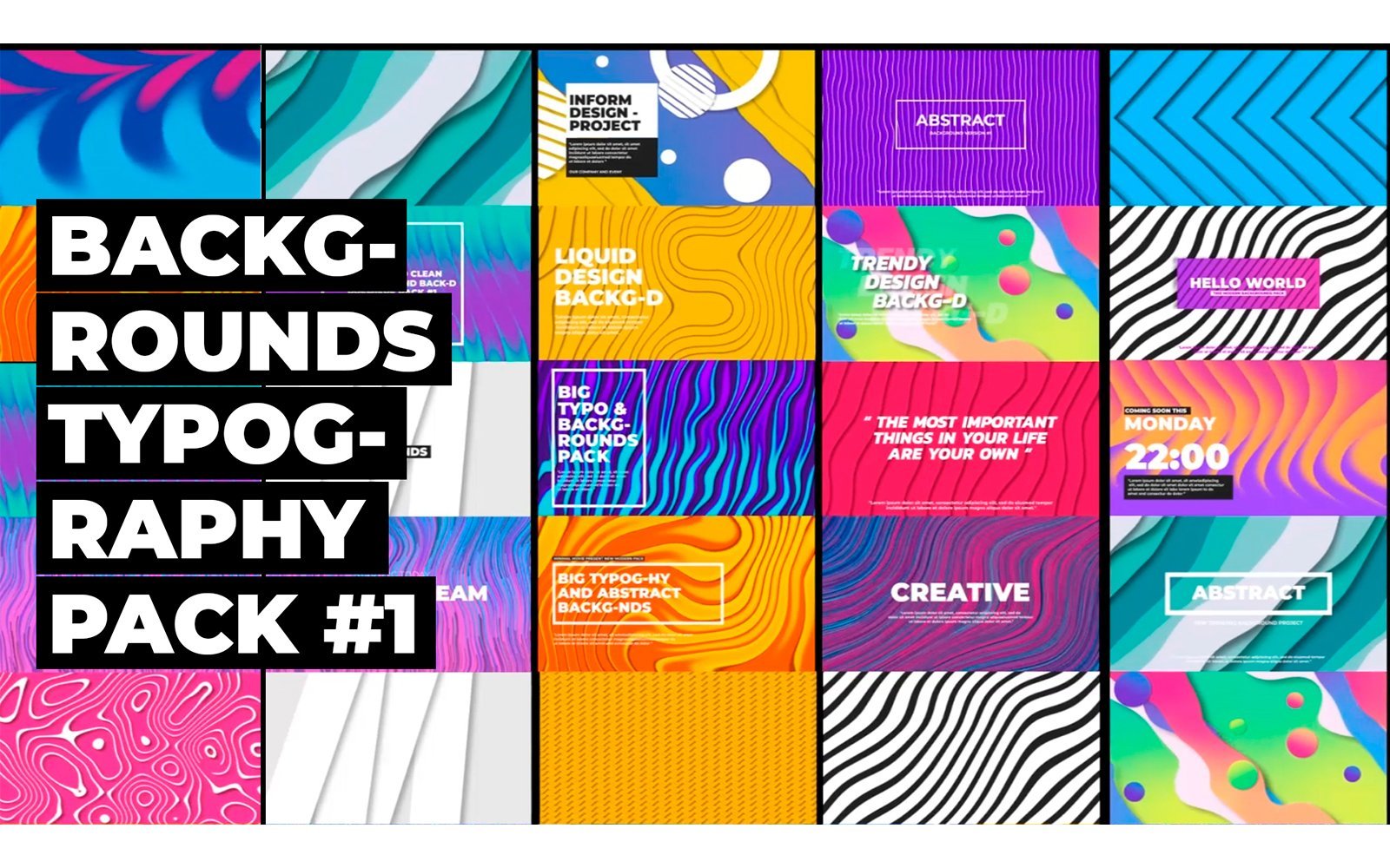 Kit Graphique #185571 Titles Backgrounds Divers Modles Web - Logo template Preview