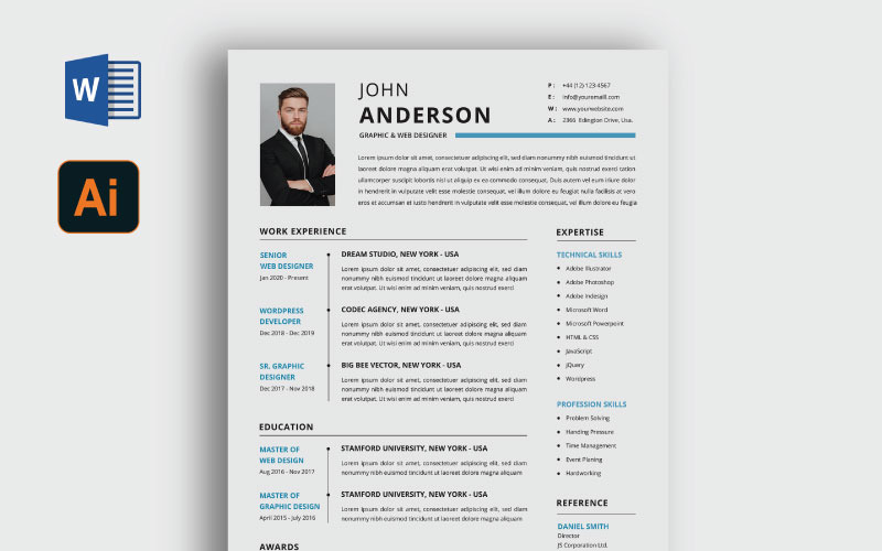 John Anderson Resume Design Еуьздфеу Resume Template