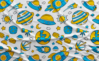 Space #01 - Vector Seamless Pattern