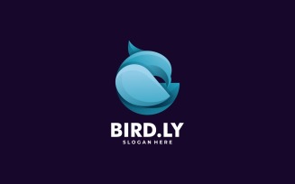 Bird Gradient Colorful Logo template