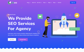 Sceo - SEO and Digital Marketing Agency Website Template