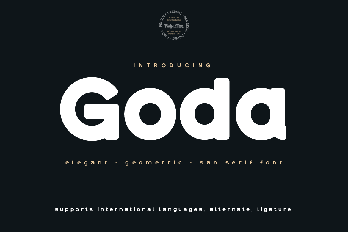 Goda - Modern San Serif Font
